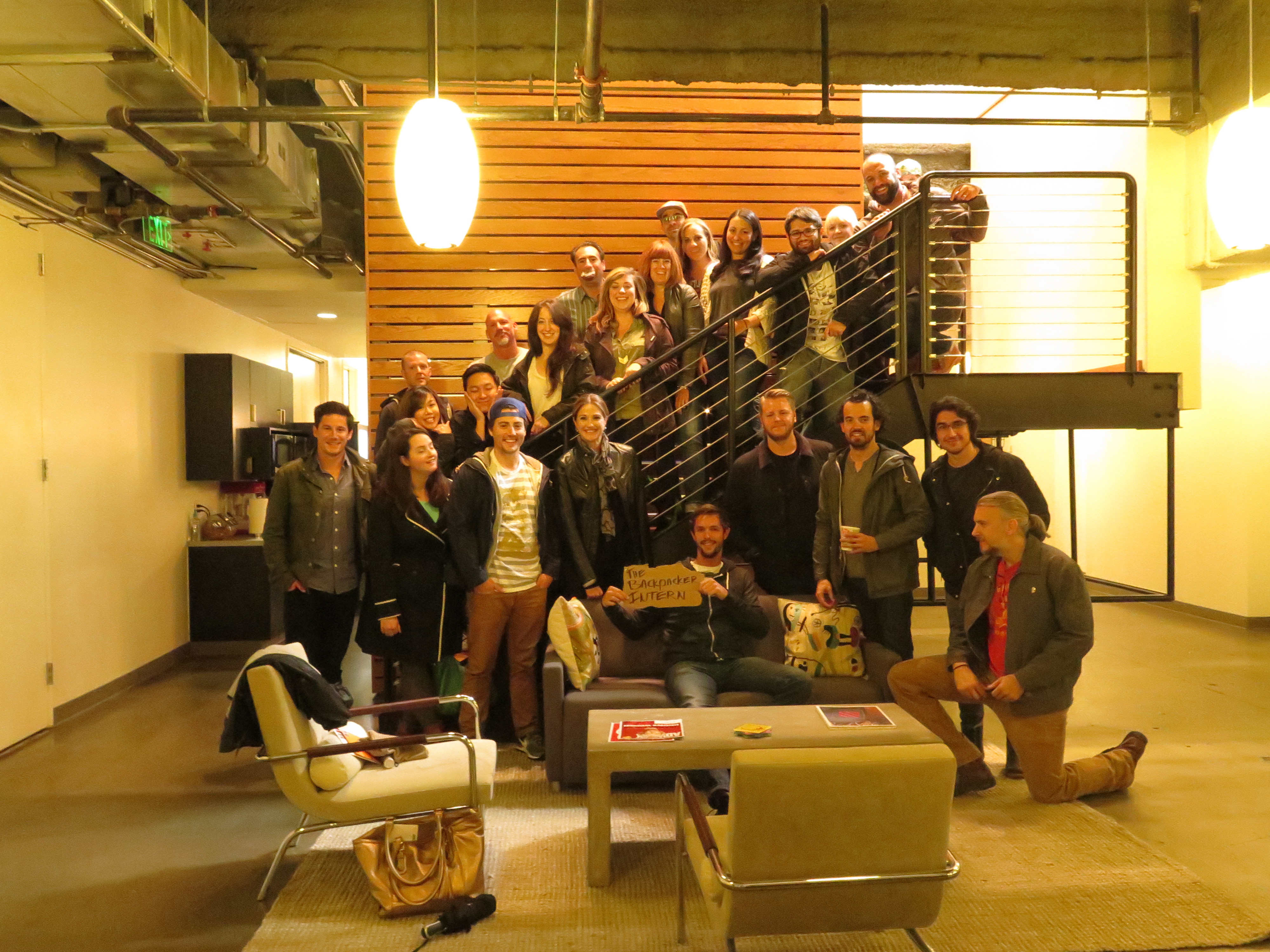 The Backpacker Intern with the DDB California Crew