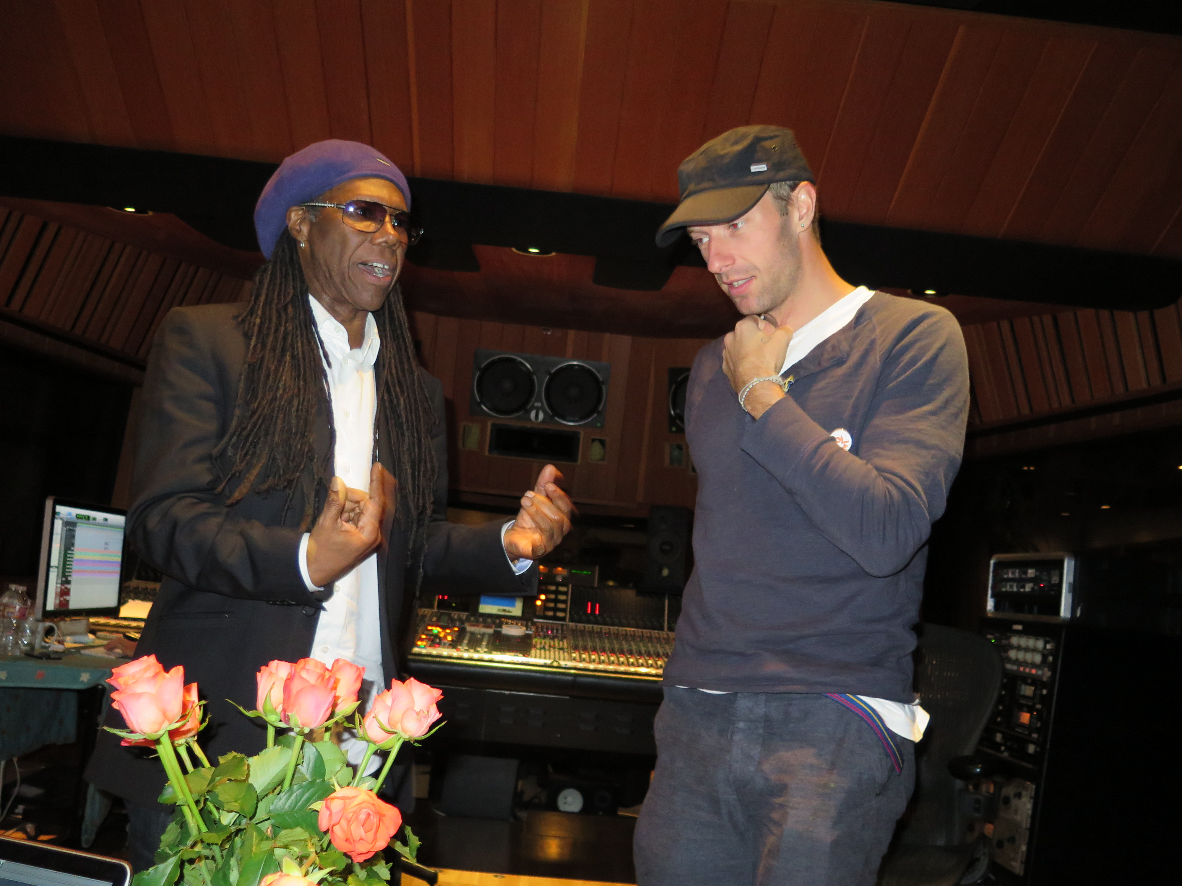 Nile Rodgers + Chris Martin (The Backpacker Intern)