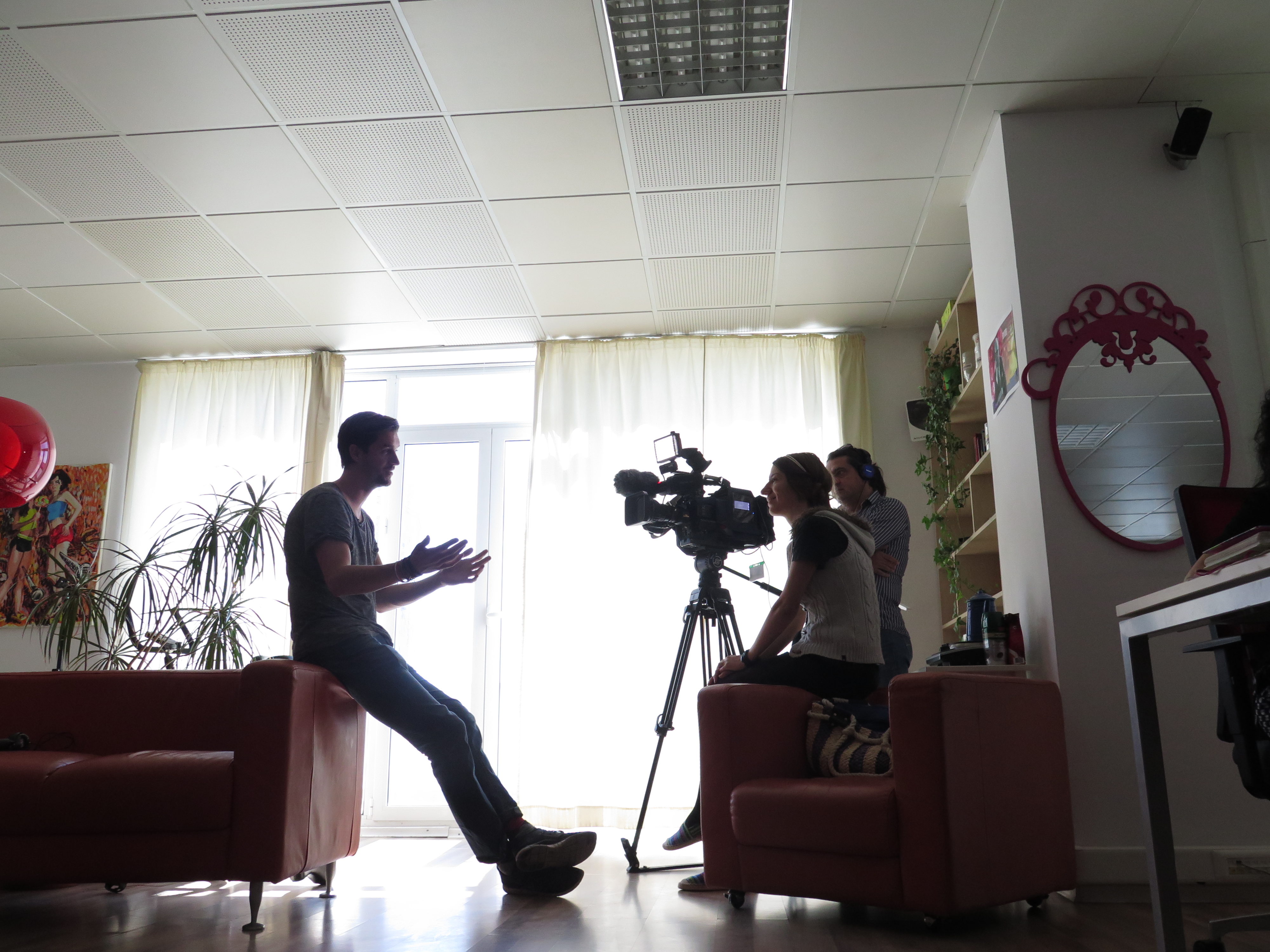 The Backpacker Intern interviewed by National Television Digi24 Romania